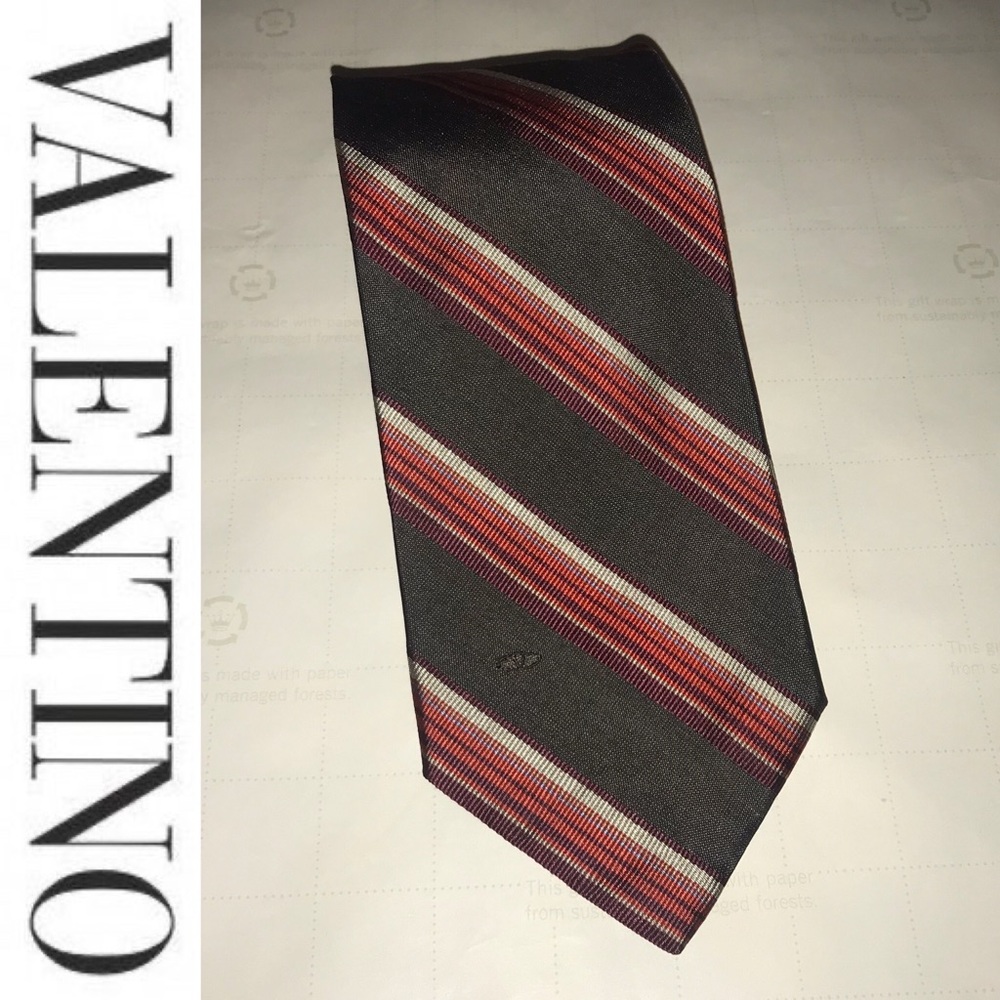 Valentino Necktie Designer Silk Tie